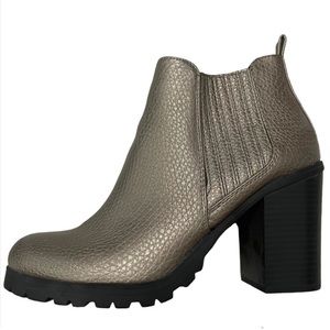 Sam & Libby Silver Chunky Booties